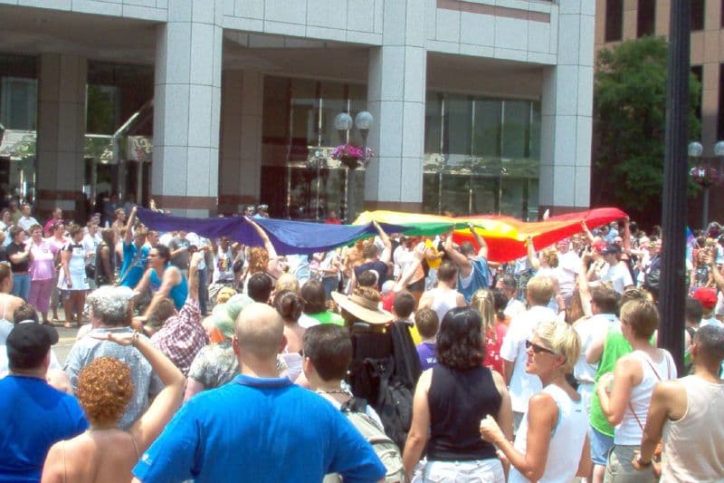 columbus lgbtq parents reject fast fashion for ethical suits at pride ceremonies